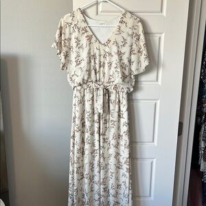 Sienna Sky Ruffled Maxi Dress